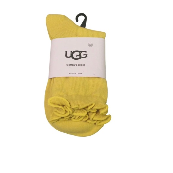 UGG Women's Ruffled Top Quarter Height Size 5-10
Sunbeam Yellow OSFM - Picture 1 of 3